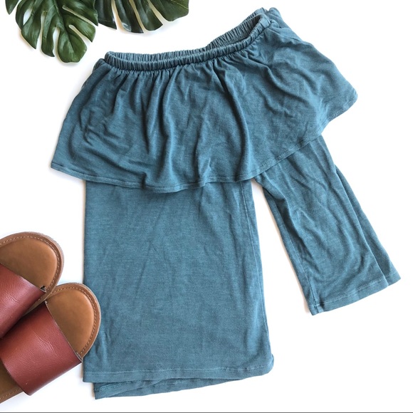 American Eagle Soft & Sexy Off the Shoulder Shirt - Picture 3 of 7